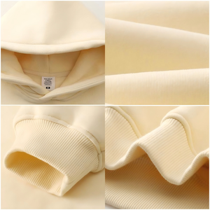 Sudadera con Capucha Extra Grande Unisex para <span class=keywords><strong>Hombre</strong></span>, Otoño, 350GSM, Poliéster/Algodón, Tejido <span class=keywords><strong>de</strong></span> Felpa, Cómoda, Elegante, Lisa, Personalizable - Product Image 4