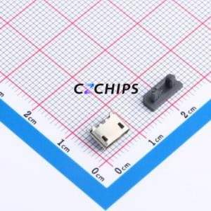 HX MICRO 180 LTZBH5.0 USB Connector SMD Connector Micro-B Female Vertical Mount - Product Image 1