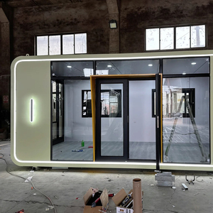 บ้านสำเร็จรูปทันสมัยขนาด 20 ฟุต 40 ฟุต สำหรับใช้งานกลางแจ้ง บ้านเคลื่อนที่ บ้านทำงาน สำนักงานเคลื่อนที่ บ้านพักตากอากาศแบบแคปซูล สำหรับแคนาดา - Product Image 3