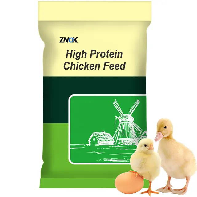 Tam fiyata orta ve büyük tavuklar için yüksek proteinli tavuk yemi