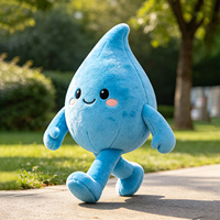 Costumes de mascotte en forme de goutte d'eau mignons et personnalisés en mousse, utilisés comme accessoires de défilé pour la promotion de produits