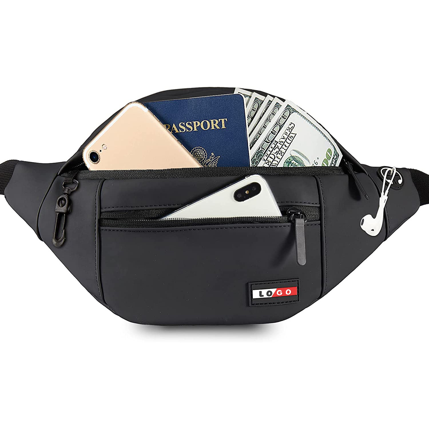 Black( PU 4 pockets)