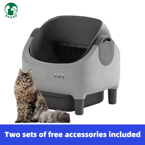 Nouvelle conception de litière automatique pour chat, contrôle par application, double capteur de sécurité, litière autonettoyante avec design ouvert - Product Image 1