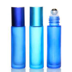 2ml 3ml 5ml 8ml 10ml verre rouleau sur bouteille en gros avec bouchon rond argenté et bille roulante en métal - Product Image 1