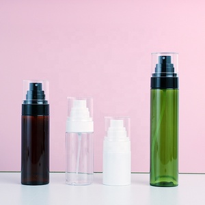 Flacon pulvérisateur transparent en plastique 100 ml pour parfum, huile essentielle, <span class=keywords><strong>tonique</strong></span>, brume fine, idéal pour la sérigraphie - Product Image 1