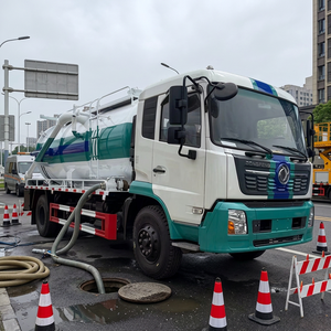 Camión de Succión de Aguas Residuales DONGFENG 4x2, Camión Cisterna de 12000 Litros, Limpiador de Fosas Sépticas, Vehículo de Succión de Lodos, China - Product Image 5