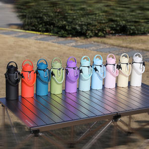 Fourniture directe d'usine nouveau modèle de bouteille d'eau de sport isolée en acier inoxydable Portable écologique pour l'<span class=keywords><strong>espace</strong></span> de sangle de camping - Product Image 1