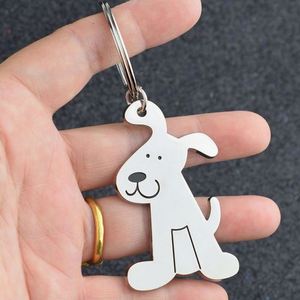 Factory Can Customize Cute Pet Metal <b>Keychains</b> Cats and Dogs Providing Personalized Promotional Gifts for Festivals - Product Image 5