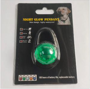 Nuevo diseño Durable Breakaway plástico sólido pluma personalizada perro gato accesorios Mini luz luminosa Led seguridad al aire libre - Product Image 4