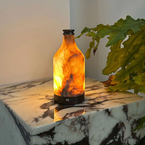 Lámpara de mesa SW Stone Bottle, luz recargable de mármol de alabastro español para sala de estar, comedor y Bar, decoración creativa - Product Image 5