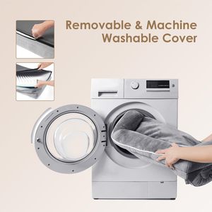 Cama Cuadrada para <span class=keywords><strong>Perro</strong></span>, Resistente a Mordidas y Arañazos, Impermeable, Desmontable y Lavable a Máquina, para Todas las Estaciones, para Bichón Frisé, Corgis y Perros Pequeños - Product Image 5