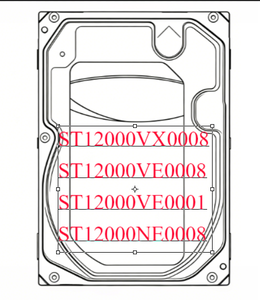 ฮาร์ดไดรฟ์ขนาด 12TB 3.5 นิ้ว รุ่น ST12000VX0008 ST12000VE0008 ST12000VE0001 ST12000NE000 HDD - Product Image 1