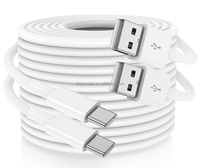 2.4A Totalmente Compatible 1M 2M 3M USB C Cable de carga rápida para iPhone 15 16 Samsung Bank S23 Teléfono Android Cable DE DATOS DE CARGA USB