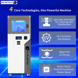 Factory Price Custom Stainless Steel Automatic Helmet Cleaning Vending Machine with Multiple Payment Options - Product Image 3