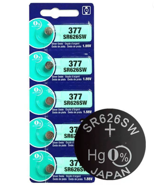 Wholesale Single Pack 10pcs SR626SW 377 SR927SW 395 Watch Battery Button Battery Silver Oxide for Murata