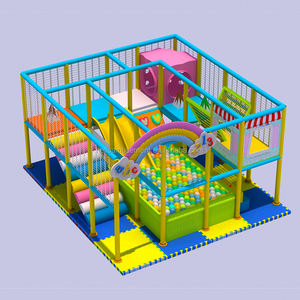 Petit espace de jeu d'intérieur souple pour enfants, facilement pliable et à assembler, idéal pour un restaurant et un café, nouveau modèle - Product Image 2