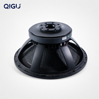 eQP18-040 Haut-parleur professionnel de médiums et de basses de 18 pouces, bobine vocale de 115 mm, 92 dB, 8Ω, 40 Hz-2 kHz, 1000-1800 W, aimant de 256 mm pour scène/sonorisation