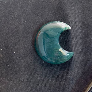 Nueva llegada DIY hecho a mano 30MM pulido cristal Luna piedra preciosa accesorio decorativo sin perforar - Product Image 6