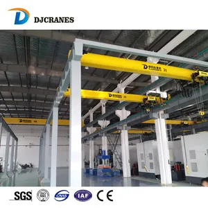 20 tấn tiêu chuẩn cao EOT <span class=keywords><strong>Crane</strong></span> trên không Nhà cung cấp với 25m nâng chiều cao trang bị động cơ động cơ PLC bánh du lịch cầu Trục - Product Image 1