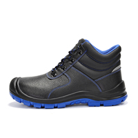 Chaussures de sécurité décontractées JIANKUN CE S3 SR, nouvelle version unisexe, mi-hautes, en cuir de vache, avec embout en acier, antidérapantes, anti-perforation, anti-écrasement, pour le travail industriel