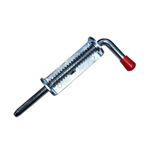<b>Spring</b>-loaded Bolt <b>Door</b> Latch 215.65mm x 80.15mm Heavy-duty Iron Blue-zinc Plated Industrial Design - Product Image 2