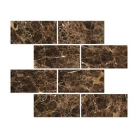 Dalles de marbre brun importées Carreaux de sol en marbre