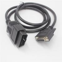 Cable de Diagnóstico para Automóvil OBD2 de 16 Pines a 15 Pines para Lector de Códigos