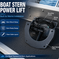 Moteur hors-bord électrique 40 CV le mieux noté avec plaque de trim et de tilt et déplacement de 92 mm pour bateaux