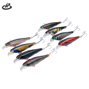 La migliore vendita di pesciolini artificiali occhi 3D esche efficaci <span class=keywords><strong>per</strong></span> trota Bass Pike pesca in acqua salata al piombo plastica Jigging a ruscello - Product Image 3