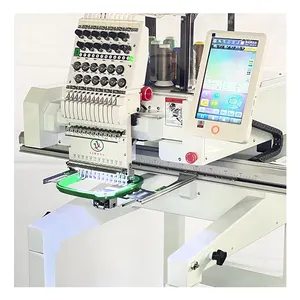 Lihong High Quality Computerized Operation 500*800Mm Big Area Flatbed Embroidery Machine For Small Business