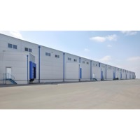 Almacén de Acero Ecológico Reciclable - Edificio Modular Prefabricado de Bajo Contenido de Carbono para Almacenamiento Agrícola y Comercial
