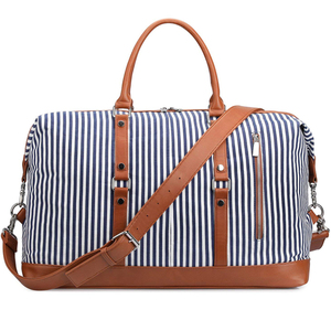 Canvas Travel Duffle <b>Bag</b> <b>with</b> <b>Shoe</b> <b>Compartment</b> Overnight Carry on Gym Duffel <b>Bag</b> Weekender <b>Bags</b> for Women - Product Image 1