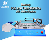 Machine de Placement de Composants de Bureau Compacte Charmhigh Chm-T36va pour Prototypage de Circuits Imprimés et Assemblage CMS