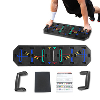 Tabla de Flexiones Plegable Multifuncional Portátil, Ergonómica, Duradera y Ajustable para Entrenamiento en Casa, Deportes y Entretenimiento