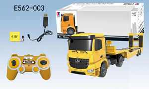 Berlisensi 2.4G <span class=keywords><strong>Rc</strong></span> Dapat Dilepas Traktor Rekayasa Semi Trailer <span class=keywords><strong>RC</strong></span> 1:20 Rendah Loader - Product Image 6