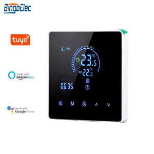 Умный термостат Tuya WiFi с цифровым ЖК-дисплеем, таймером влажности, голосовым управлением <span class=keywords><strong>Alexa</strong></span>, контроллер температуры для теплого пола - Product Image 1