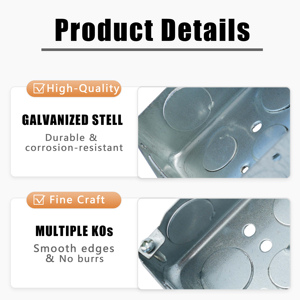 Jiaxing Xingshun Nhà Máy Giá Thấp UL514A Tiêu Chuẩn 4*4 Kích Cỡ Hộp Nối Điện - Product Image 2