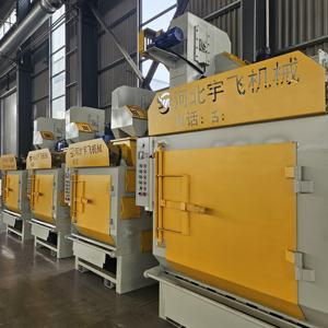 Q32 Tipo Tumble Belt Tiro Jateamento Máquina Tambor Aço Construção Motor Bomba para Burnishing Abrasivos Jateamento - Product Image 6