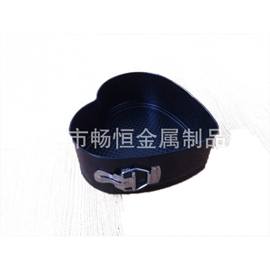 Molde para pastel con forma de corazón, de acero al carbono, apto para horno, para hacer pasteles - Product Image 2