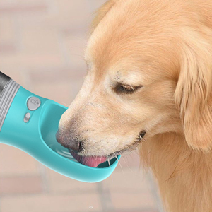 24oz dinding ganda baja tahan karat terisolasi botol air anjing anti bocor tempat makan anjing & mangkuk minum hewan peliharaan - Product Image 6