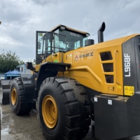 Kedatangan Baru 19.8 Ton Berat Operasi 6t Beban Terukur Front Loader SDLG L968F Wheel Loader Bekas dengan Bucket 3.5m³ Mesin Weichai