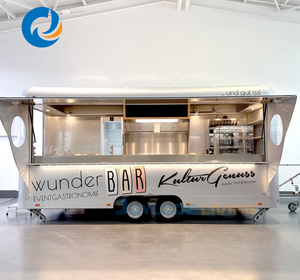 Carro de comida con baño Remolque de comida móvil Donut Vending Car a la venta - Product Image 5