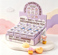 Jouet Squishy Surprise en Gros pour Boulangerie : Boîte Mystère Pain, Croissant, Cupcake – Jouet à Presser à Rebond Lent Anti-Stress – Cadeaux