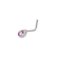 Anting Stud Unisex Bahan Stainless Steel Model Sekrup CZ Desain Khusus untuk Pengecer Perhiasan Online
