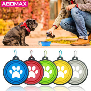 Nouveau bol d'eau de voyage écologique pliable en silicone pour chien - Product Image 6