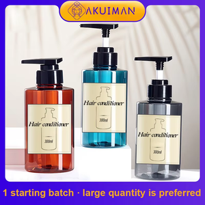 Bouteilles de shampooing et de gel douche en plastique de 200 ml avec bouchons - Product Image 3