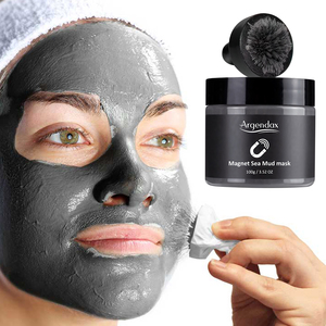 OEM <strong>Detoxification</strong> Organic Moisturizer Deep Cleansing Masking Dead Sea Black Magnetic Charcoal Clay Facial Magnet Mud <strong>Mask</strong> - Product Image 1