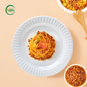 Assiettes de Dîner Modernes de Luxe en Plastique Écologique Personnalisables en Gros, Empilables, pour Restaurants et Mariages - Product Image 6