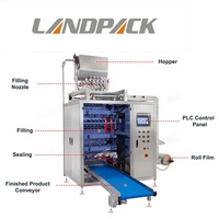 Machine d'emballage multi-voies pour sachets de détergent liquide, shampoing, jus, lessive, adoucissant textile