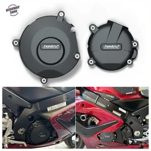 غطاء حماية محرك الدراجة النارية لسوزوكي GSX-R1000 K5-K8 2005-2008، ملحقات سوداء من السبائك للدراجات النارية - Product Image 3